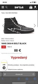 Vans sk8 hi bolt