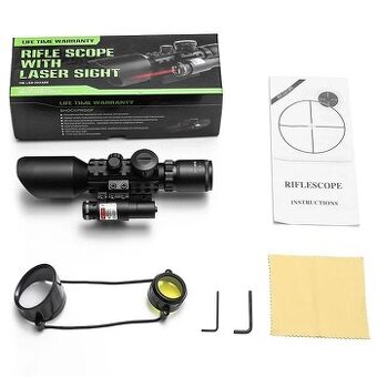 Puškohlad s laserovým zameriavačom M9 LS3-10x42E- 11mm-20mm