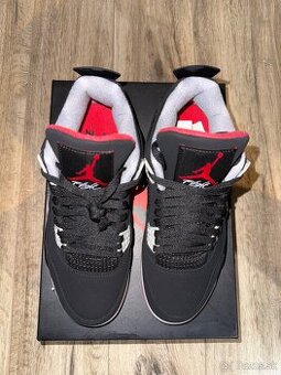 Air jordan 4 fire red cement grey