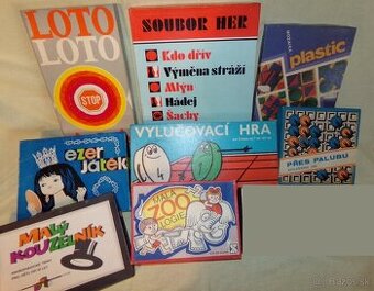 RETRO HRY, HRAČKY, PUZZLE