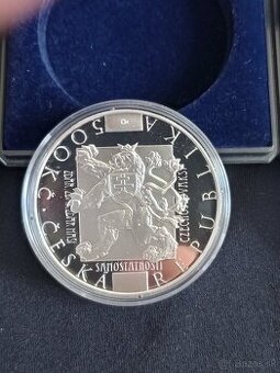 500 kč PROOF- 100. Výročie Československo