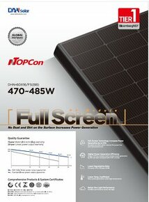 Fotovoltaické panely DAH Solar  s technológiou Full Screen