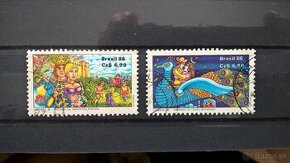 Poštové známky č.143 - Brazília - rozprávky a povesti