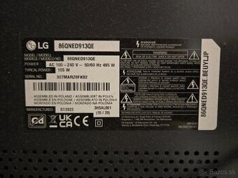 Predam LG 86QNED9130E Mini Led
