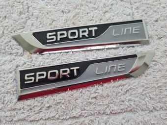 Napis SPORTLINE na blatník ŠKODA