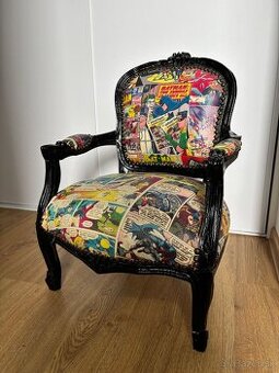 Detské retro Marvel kreslo