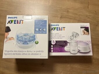 Elektrická odsávačka + sterilizátor Philips Avent