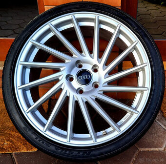alu R19 5x112, letné pneu 245/35, Audi A4. Mercedes E + C