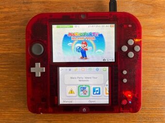 Nintendo 2DS Transparent Red