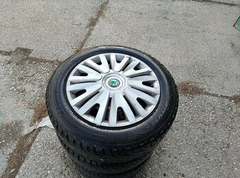 Predám Zimné pneumatiky Na plechové disky 5x100 R15 DOT 2024