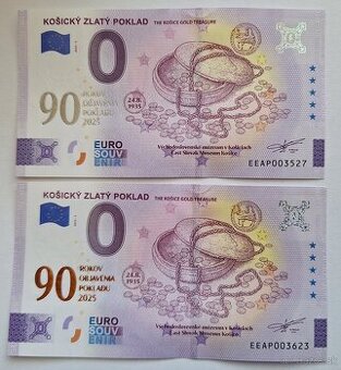 KOŠICKÝ ZLATY POKLAD - 0 EURO SOUVENIR