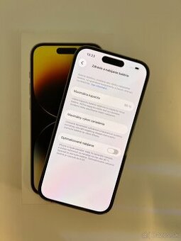 IPHONE 14 PRO GOLD 128GB ZÁRUKA - VEĽMI DOBRÝ STAV