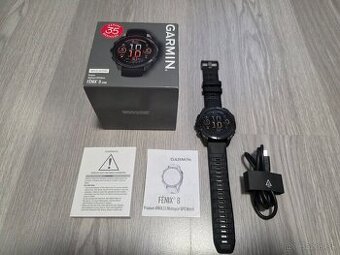 Garmin fenix 8 47mm AMOLED Sapphire Carbon Gray DLC Titanium