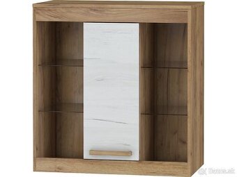 Skrinka na stenu Meblocross Maximus MXS-40 - craft zlatý / c