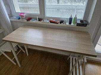 Stolová doska IKEA LAGKAPTEN 140x60cm + 2x noha OLOV