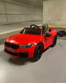 Elektricke Auticko Cervene BMW M5 Competition - zaruka