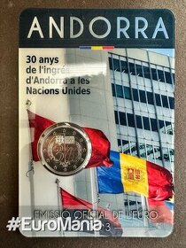 2 euro mince Andorra 2023