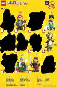 Lego minifigurky, minifigures séria 25 CMF nové