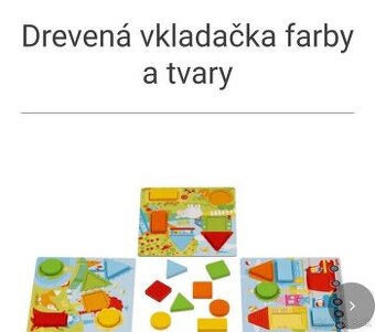 Drevená vkladacka