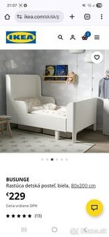 Detska rastuca postel