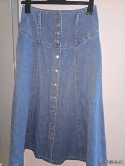 Riflová sukňa veľ.36