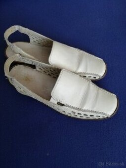 Kožené topanky Rieker v. 38