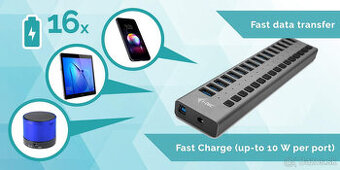 16 portovy USB 3.0 charging hub I-tec - 90W