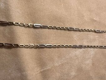 nova kombinovaná damska zlata retiazka 14kt