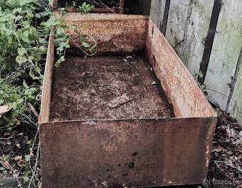 Plechová vana japonka 2x1x0.5m 50e výmena za zvaracku CO2 pl