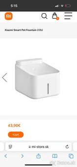 Xiaomi fontána pre mačky