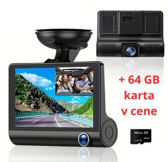 Autokamera + 64 GB SD karta