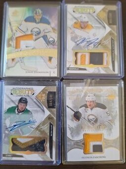 Hokejove karty,kartičky jersey auto rookie patch