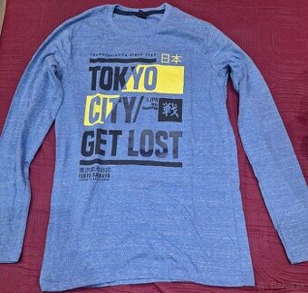 Chlapčenské tričko dlhý rukáv Tokyo City