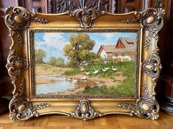 Predám obraz,olejomalbu od L.Neogrády 