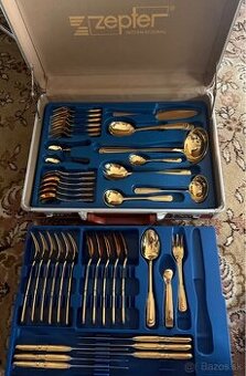 ZEPTER zlatý kufrik so všetkým príslušenstvom