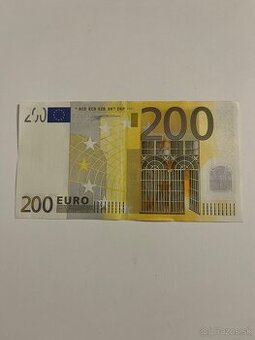 Predám 200 eurovú bankovku. Cena ponuknite