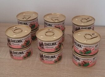 SHELMA KONZERVA PRE MAČKY LOSOS 12x85g