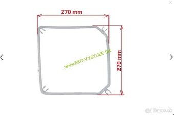 Armovacie strmienka - 270x270mm