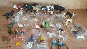 Schleich figurky z farmy, koně, jezdkyně, postavy - 1