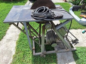 Cirkular s košom a stolom 7.5kw motor