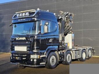 Scania R 490 - 8x2 – Tahač+HR-HMF 85 t/m+JIB+Naviják–EURO 6