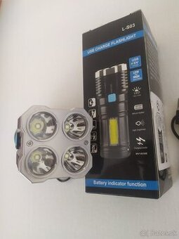 LED baterka, 4x Led