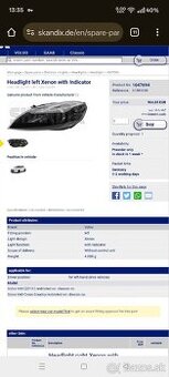NOVY Volvo v40 2013- original xenon svetlomet