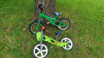 Predám detské odrážadlo12 a bicykel 14