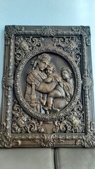 Drevený obraz 32×43cm.hrubka4 cm.