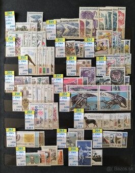 Poštové známky Československo - série čisté / 2