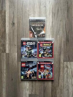 balíček 4 LEGO hier + Bulletstorm pre Playstation 3