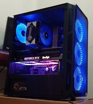 Herný PC s RTX 3070 Ti – 32GB RAM-2x NVMe-i5 8600K+1000W