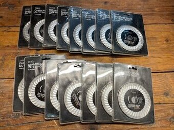 Predám nové diamantové kotúče 115mm, spolu 15 kusov.