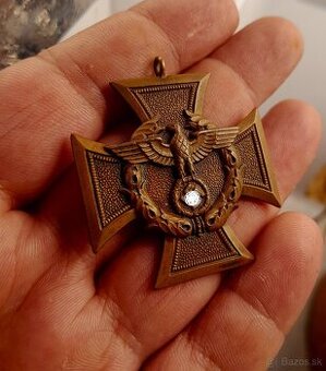 Nemecká medaila za vernú službu v colnej stráži..Ww2